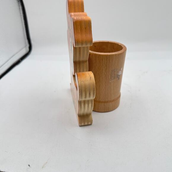 BARTOLUCCI of Italy Portapenne (Pencil Holder) wooden dog puppy handmade - Picture 6 of 10